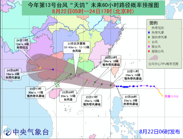 台风天鸽最新路径动态分析