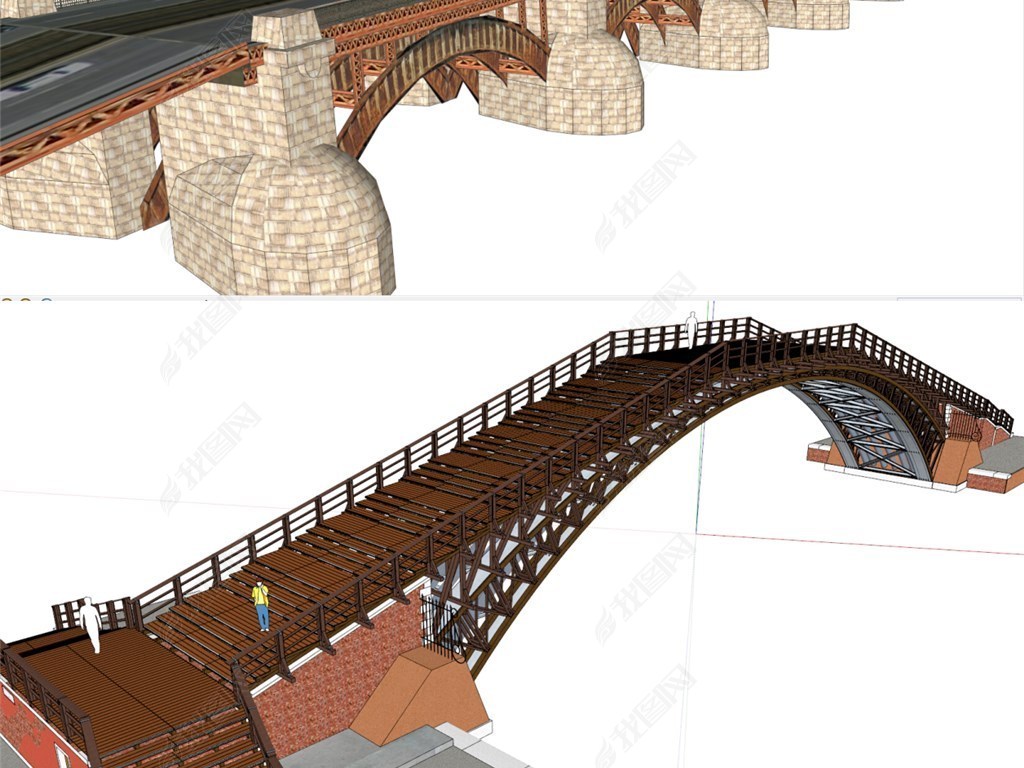 拱桥模型下载，数字化探索桥梁之美的独特体验