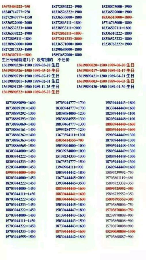 最新手机号码段大全及在各领域的应用概览